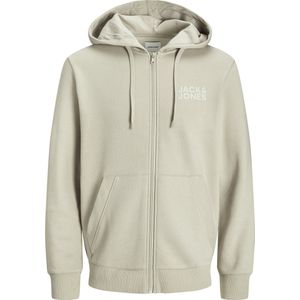 Hoodie - Groen - Katoen/Gerecycled Polyester - Capuchon met Ritssluiting