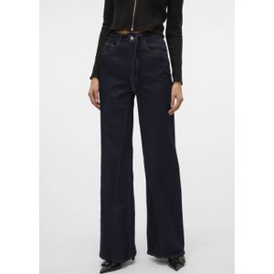 AWARE - High Waist Wide Leg Jeans - Donkerblauw - Denim