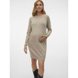 Tricot Jurk - Lange Mouwen - Ronde Hals - Gerecycled Polyester - Groen