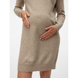 Tricot Jurk - Lange Mouwen - Ronde Hals - Gerecycled Polyester - Groen