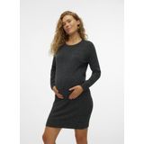 Vero Moda - VMMDoffy - Gebreide Jurk - Zwart - Korte Lengte - Slanke Pasvorm