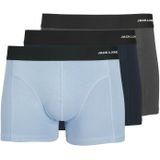 Jack & Jones Jacphilip Bamboo Trunks Boxershorts voor heren, 3 stuks, Asfalt