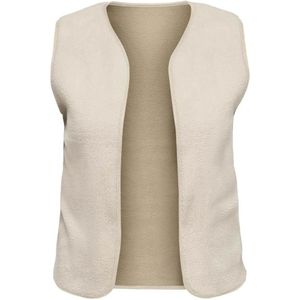 Only Carmakoma - Carbelisa Teddy Waistcoat JRS - Gilet - Wit