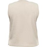 Only Carmakoma - Carbelisa Teddy Waistcoat JRS - Gilet - Wit
