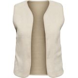 Only Carmakoma - Carbelisa Teddy Waistcoat JRS - Gilet - Wit