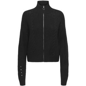 Jdy - Jdyjusty Ice Short Zip Cardigan Knt - Dames - Cardigans