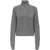 Jdy - Jdyjusty Ice Short Zip Cardigan Knt - Dames - Cardigans