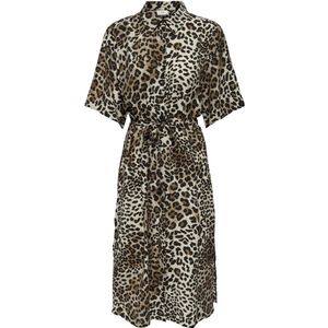 Jacqueline de Yong - Jdybarbara - Blousejurk - Seedpearl/Leo - Geweven Stof