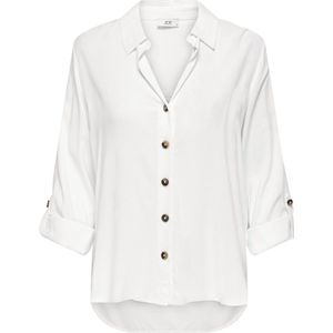 Blouse - JDYLAUREL - Effen - Klassieke Blouse - Lange Mouw - Losse Pasvorm