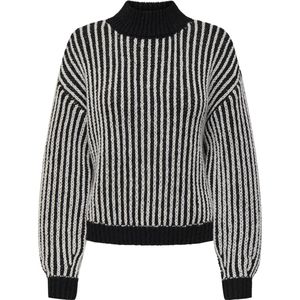 Jacqueline de Yong Trui Jdyally Life Hn Struc Pullover 15328368 Black Dames