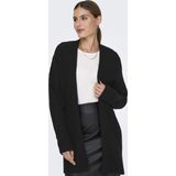 Jacqueline de Yong Vest Jdybigum Long Open Cardigan Knt 15328358 Black Dames