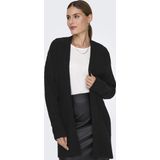 Jacqueline de Yong Vest Jdybigum Long Open Cardigan Knt 15328358 Black Dames