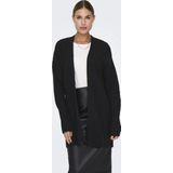 Jacqueline de Yong Vest Jdybigum Long Open Cardigan Knt 15328358 Black Dames