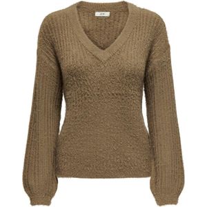 Jacqueline de Yong Trui Jdyjola Structure V-neck Pull K 15328348 Malt Ball Dames