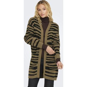 Jacqueline de Yong Lorraine animal l/s long cardigan