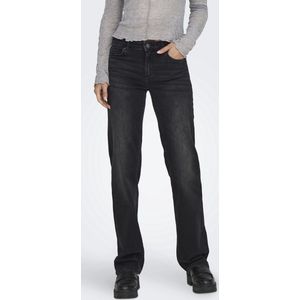 Only - Blush - Damesjeans - Ultra Jet Black - Rechte Jeans