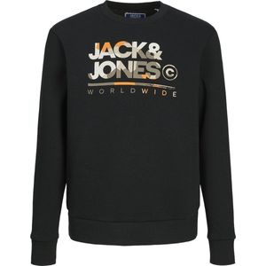 Jack&Jones trui LUKE Black Big Regular Fit