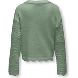 ONLY meisjes kids trui GENOVA Hedge Green Volume Fit