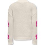 Only Kognaja Flower Pullover Knt Meisjes Trui