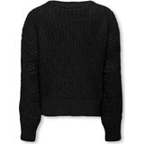 ONLY meisjes kids trui ROSETTA Black Black Glitter Regular Fit