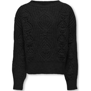 ONLY meisjes kids trui ROSETTA Black Black Glitter Regular Fit