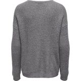 JDY - JDYNEW MEGAN - Trui - Grijs - Lange Mouw - V-hals