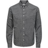 Only, Heren, Overhemden, Zwart, Maat: M