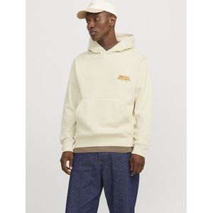 Jack & Jones Trui Jorroxbury Back Sweat Hood Ln 12265759 Antique White Mannen