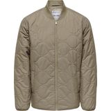 Onsart - Jas - Hoge Hals - Lange Mouwen - Gequilte Detail - Polyester Voering