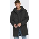 Onsmelvin - Puffer Jacket - Winterjas - Hoge Hals - Knoopsluiting en Ritssluiting