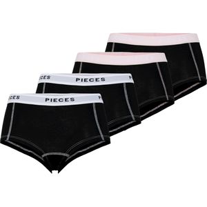 Pieces - Pack Pin - Boxershorts - Zwart - Katoen - 4-Pack