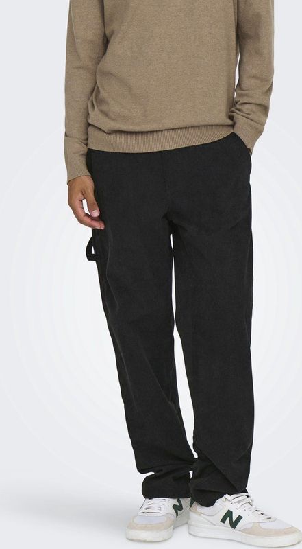 Broeken - Blauw - Katoen - Straight Fit