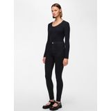 Pieces - Jeansy Damskie - Slim Fit - Eenkleurig - Makkelijk Onderhoud