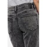 Pieces Jeans Pckelly Mw Straight Jeans Dg202 Noo 17150936 Dark Grey Denim Dames