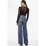 Pieces Jeans Pcselma Hw Wide Jeans Mb Noos Bc 17151208 Medium Blue Denim Dames