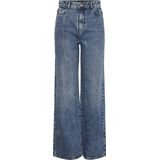 Pieces Jeans Pcselma Hw Wide Jeans Mb Noos Bc 17151208 Medium Blue Denim Dames