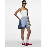 Denim Shorts - Blauw - 87% Katoen, 8% Viscose, 5% Polyester