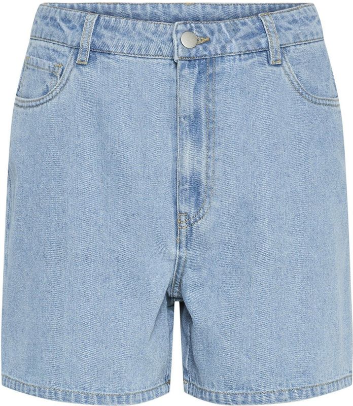 Denim Shorts - Blauw - 87% Katoen, 8% Viscose, 5% Polyester