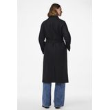 pieces - PCMARBEL LONG COAT NOOS - Lange Jas - Zwart - Regular Fit