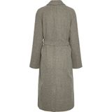 Jas - Lang - Polyester - Revers - Dubbele Rij Knopen - Ceintuur