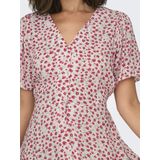 ONLY - ONLEVIDA SHORT DRESS WVN NOOS - Dames - Mini Jurk - Zwart - Viscose