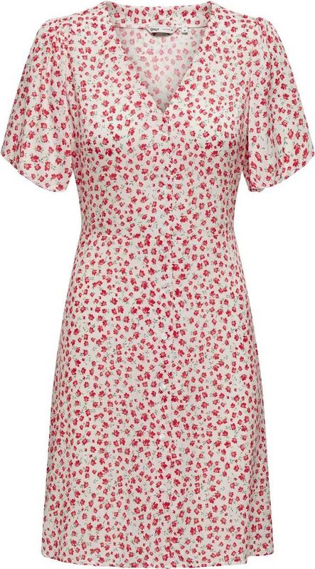 ONLY - ONLEVIDA SHORT DRESS WVN NOOS - Dames - Mini Jurk - Zwart - Viscose