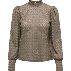 JDY - JDYAVERY - Top - Polyester - Lange Mouwen - Knoopsluiting