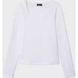 Name it - Nlfnove Ls Deep o-Neck Short Top Noos - Meisjes - t-Shirts