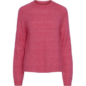 Pieces Trui Pcjuliana Ls O-neck Knit Noos Bc 17126277 Beetroot Purple Dames