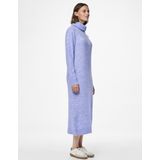 Pieces - Juliana - Gebreide Jurk - Lange Mouwen - Rolkraag - Midilengte