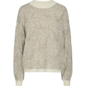 Pieces - Pcjenna Ls o-Neck Knit Noos Bc - Dames - Gebreide Truien