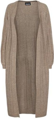 Pieces - Pcmaggy Ls Long Knit Cardigan Noos Bc - Dames - Cardigans