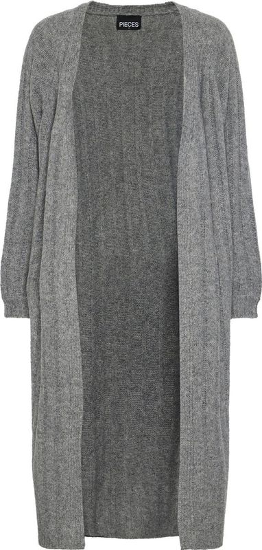 Pieces - Model 'MAGGY' - Cardigan - Effen - Loose Fit - Lange Mouwen - Raglanmouwen