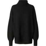 Gebreide Trui - Zwart - 65% Gerecycled Polyester - Losse Pasvorm